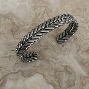 NWOT Silver Tone Cuff Bracelet